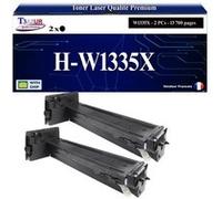 T3AZUR -2x Toners compatibles avec HP W1335X (335X) pour HP LaserJet MFP M438n, M440dn, M440n, M440nda, M442dn, M443nda Noir G