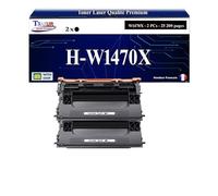 T3AZUR -2X Toners compatibles avec HP W1470X (147X) pour HP Laserjet Enterprise MFP M634z, M635fht, M635h, M636fh