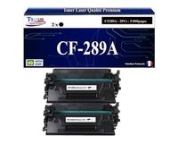 T3AZUR -2X Toners compatibles avec HPCF289A (89A) pour HP Laserjet Enterprise M528dn, M528f, E50145dn, E52645c, E52645dn