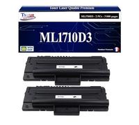 T3AZUR - 2X Toners compatibles avec Samsung ML-1710D3 pour Samsung ML1410 ML1500 ML1510 ML1515 ML1520P ML1700 ML1710 ML1720 ML1730 ML1740 ML1745 ML1750 G ML1755 ML1757