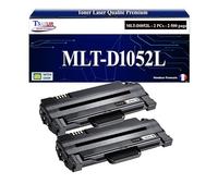 T3AZUR - 2X Toners compatibles avec Samsung MLT-D1052L pour Samsung SCX-4623F SCX-4623FH SCX-4623FK SCX-4623FL SCX-4623FN SCX-4623FW SF-650 SF-650P SF-651F SF-651P