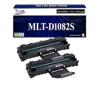 T3AZUR - 2X Toners compatibles avec Samsung MLT-D1082S D1082S pour Samsung ML-1640 ML-1640K ML-1641 M-1641K ML-1642K ML-1645 ML-2240 ML-2240K ML-2241 ML-2241K ML-2451DK