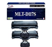 T3AZUR - 2X Toners compatibles avec Samsung MLT-D117S MLTD117S pour Samsung SCX4655 SCX4655F SCX-4655FN SCX-4655 SCX-4655F SCX-4655FN