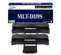 T3AZUR - 2X Toners compatibles avec Samsung MLTD119S D119S pour Samsung SCX-4321 SCX-4521F SCX-4521FR ML-1615 ML-1620 ML-1625 ML-2010L ML-2010P ML2015