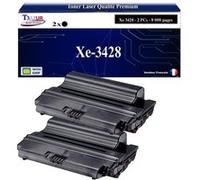 T3AZUR -2x Toners compatibles avec Xerox Phaser 3428, 3428D, 3428DN - Noir Noir