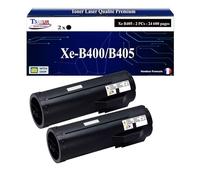 T3AZUR -2X Toners compatibles avec Xerox VersaLink B400 B405 (106R03584/106R03582/106R03580) - Noir