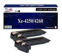 T3AZUR -2x Toners compatibles avec Xerox WorkCentre 4250 4260 (106R01409) - Noir Noir