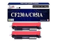 T3AZUR -2xToners compatibles avec Canon 051 (2168C002) pour Canon i-Sensys LBP162dw, MF264dw, MF267dw, MF269dw, LBP160