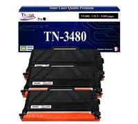 T3AZUR- 3x Toners compatibles avec Brother TN3480, TN3430 pour Brother HL-L5100DN HL-L5200DW MFC-L5750DW HL-L5000D DCP-L5500DN HL-L6300DW- 8 000 pages