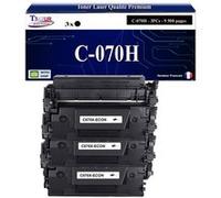 T3AZUR -3x Toners compatibles avec Canon 070H (5640C002) pour Canon i-SENSYS LBP243dw, LBP246dw, MF461dw, MF463dw, MF465dw, X1440i, X1440P, X1440Pr, X-iF Noir G
