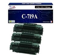 - Lot de 3 Toners compatibles avec Canon 719A pour Canon MF-5980DW, MF-6140DN, MF-6180DW Noir - 2 300p