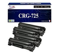 T3AZUR -3X Toners compatibles avec Canon 725 (3484B002) pour Canon LBP6000, LBP6020, LBP6020B, LBP6030, LBP6030B, LBP6030W, MF3010