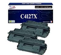 T3AZUR -3X Toners compatibles avec HP C4127X / C8061X (27X/61X) pour HP Laserjet 4050T, 4050TN, 4100, 4100DTN, 4100MFP, 4100N, 4100TN, 4101MFP