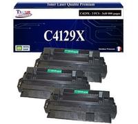 T3AZUR -3x Toners compatibles avec HP C4129X (29X) pour HP LaserJet 5000, 5000DN, 5000GN, 5000N, 5000TN, 5100, 5100DTN, 5100TN Noir G