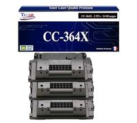 T3AZUR -3X Toners compatibles avec HP CC364X/CE390X (64X/90X) pour HP Laserjet Enterprise 600 M602dn, M602n, M603dn, M603n