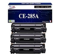 T3AZUR -3X Toners compatibles avec HP CE285A (85A) pour HP Laserjet Pro M1130, M1132, M1132MFP, M1210, M1212NF, M1217NFW, P1102, P1102W, P1109