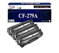 T3AZUR -3X Toners compatibles avec HP CF279A (79A) pour HP Laserjet Pro M12a, M12w, M26a, M26nw