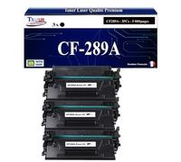 T3AZUR -3X Toners compatibles avec HP CF289A (89A) pour HP Laserjet Enterprise MFP M528, M528c, M528z, M507, M507dn, M507dng, M507n, M507x