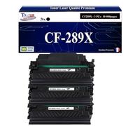 T3AZUR -3X Toners compatibles avec HP CF289X (89X) pour HP Laserjet Enterprise MFP M528, M528c, M528z, M507, M507dn, M507dng, M507n, M507x