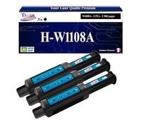 T3AZUR -3X Toners compatibles avec HP W1108A (108A) pour HP Laser NS MFP 1005, 1005c, 1005w, 1020, 1020c, 1020w