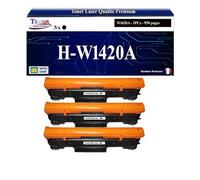 T3AZUR -3X Toners compatibles avec HP W1420A (142A) pour HP Laserjet M109 M109w M110 M110w M111 M111w, M112 M112w