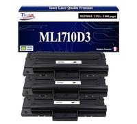 T3AZUR - 3X Toners compatibles avec Samsung ML1710D3 pour Samsung SCX4016 SCX4100 SCX4116 SCX4216 SCX4216F SF560 SF565 SF565P SF750 SF754P SF755P