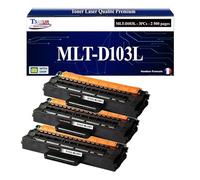 T3AZUR - 3X Toners compatibles avec Samsung MLTD103L D103L pour Samsung ML2545 ML2950 ML2950ND ML2950NDR ML2951 ML2951D ML2955 ML2955DW ML2955FW ML2955ND ML2956