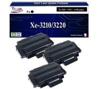 T3AZUR -3x Toners compatibles avec Xerox 106R01486/ 106R01485 pour Xerox WorkCentre 3210, 3210VN, 3220, 3220VDN Noir