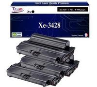 T3AZUR -3x Toners compatibles avec Xerox Phaser 3428, 3428D, 3428DN - Noir Noir