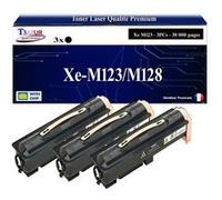 T3AZUR -3x Toners compatibles avec Xerox WorkCentre M123, M128 (006R01182) - Noir Noir