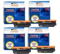 T3AZUR - 4 Toners compatibles type T3AZUR remplace HP CF360/ CF361/ CF362/ CF363X (Noir+Couleur) G