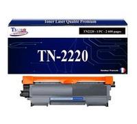 T3AZUR - 4x Toners compatibles avec Brother TN2220, TN2010 pour Brother MFC-7360N, MFC-7460, MFC-7460DN, MFC-7860DW, Fax-2840, Fax-2845, Fax-2940 - 2600 pages Noir G