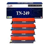 T3AZUR -4X Toners compatibles avec Brother TN249 pour Brother HL-L8230CDW, HL-L8240CDW, MFC-L8340CDW, MFC-L8390CDW
