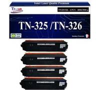 T3AZUR- 4x Toners compatibles avec Brother TN325 pour Brother DCP-9055CDN, DCP-9270CDN Jaune Multicolore G