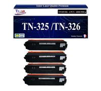 T3AZUR - 4x Toners compatibles avec Brother TN325 pour Brother MFC-9460CDN, MFC-9465cdn, MFC-9560CDW, MFC-9970CDW Jaune