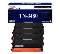 T3AZUR- 4x Toners compatibles avec Brother TN3480, TN3430 pour Brother HL-L5000D, HL-L5100DN, HL-L5100DNT, HL-L5100DNTT, HL-L5200DW, HL-L5200DWT, HL-L6250DN- 8 000 pages