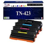 T3AZUR- 4x Toners compatibles avec Brother TN421, TN423 pour Brother HL-L8260CDW, HL-L8360CDW Multicolore G