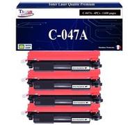 T3AZUR -4x Toners compatibles avec Canon 047 (2164C002) pour Canon LBP112, LBP113w, MF112, MF113w, LBP-112, LBP-113w, MF-112, MF-113w Noir G