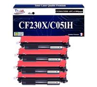 T3AZUR -4X Toners compatibles avec Canon 051H (2169C002) pour Canon i-Sensys LBP162dw, MF264dw, MF267dw, MF269dw, LBP160