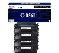T3AZUR -4X Toners compatibles avec Canon 056L (3006C002) pour Canon i-SENSYS LBP320, LBP325x, MF540, MF542x, MF543x