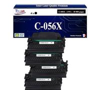 T3AZUR -4X Toners compatibles avec Canon 056X (3007C002) pour Canon i-SENSYS LBP320, LBP325x, MF540, MF542x, MF543x