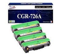 T3AZUR -4X Toners compatibles avec Canon 726 (3483B002) pour Canon LBP6200D, LBP6230DW,LBP-6200D, LBP-6230DW