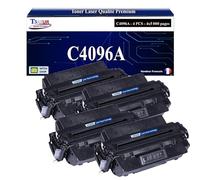 T3AZUR -4X Toners compatibles avec HP C4096A (96A) pour HP Laserjet 2000, 2100, 2100SE, 2100TN, 2100XI, 2200