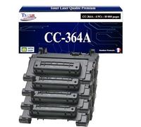 T3AZUR -4X Toners compatibles avec HP CC364A / CE390A (64A/90A) pour HP Laserjet P4515, P4515N, P4515TN, P4515X, P4515XM
