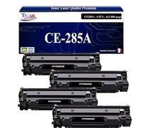 T3AZUR -4X Toners compatibles avec HP CE285A (85A) pour HP Laserjet Pro M1130, M1132, M1132MFP, M1210, M1212NF, M1217NFW, P1102, P1102W, P1109