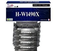 T3AZUR -4x Toners compatibles avec HP W1490X (149X) pour HP LaserJet Pro 4002d, 4002dn, 4002dw Noir G