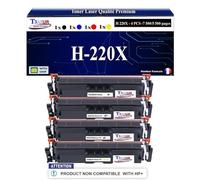 T3AZUR -4X Toners compatibles avec HP W2200X W2201X W2202X W2203X (220X) pour HP Color Laserjet Pro MFP 4202dn 4202dw 4302fdn 4302fdw 4303dw 4303fdn 4303fdw