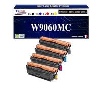 T3AZUR -4X Toners compatibles avec HP W9060MC W9061MC W9062MC W9063MC pour HP Color LaserJet Managed E55040 E57540c E57540dn