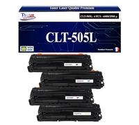 T3AZUR - 4X Toners compatibles avec Samsung CLT-505L pour Samsung ProXpress C2620DW C2670FW C2680FX
