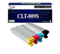 T3AZUR - 4X Toners compatibles avec Samsung CLT-Y809S pour Samsung CLX9201NA CLX9251NA CLX9301NA MultiXpress C9201NA C9251NA C9301NA